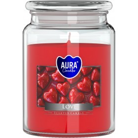 Vonná sviečka BISPOL Aura snd99-105 (Love) ~100h