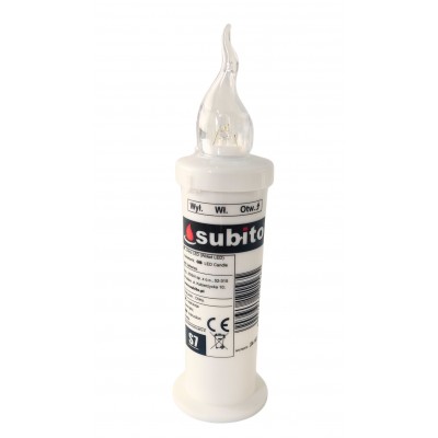 LED insert for SUBITO S7 chapel candles white up to 1200h 1 pc.