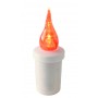 LED insert for SUBITO S5 chapel candles, orange, up to 1200h, 1 pc.