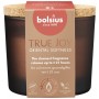Scented candle in glass with cork BOLSIUS True Joy Oriental Softness ~21h