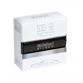 Osviežovač vzduchu do auta na mriežku MILLEFIORI Milano ICON NERO