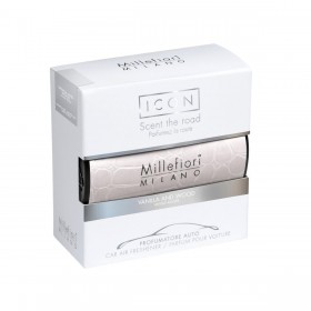 Osvěžovač vzduchu do auta na mřížku MILLEFIORI Milano ICON VANILKA A DŘEVO