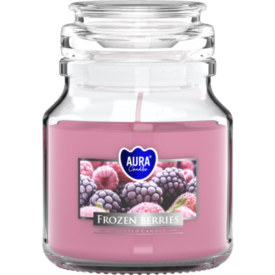 BISPOL Aura scented candle snd71-314 (Frozen berries) ~28h
