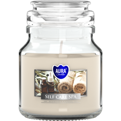 Świeca zapachowa BISPOL Aura snd71-363 (Self care SPA) ~28h