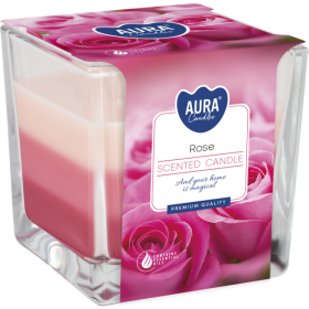 BISPOL Aura scented candle snk80-78 (Rose) ~32h