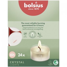 Bolsius candle warmers 39mm 6h 24 pieces