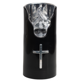 Wkład LED do zniczy kapliczek SUBITO C707 H150 czarny srebrny/biały 1 szt.