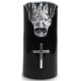 Subito C707 H150 LED candle inserts 6 pieces black silver white (489)