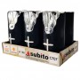Subito C707 H150 LED candle inserts 6 pieces black silver white (489)