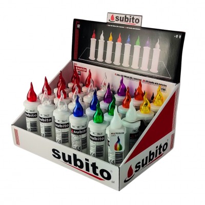 LED vložky pro kaplové svíčky SUBITO S7 mix 24 kusů