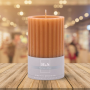 Scented grooved candle RAK (09279) Sweet coffee 80/120 ~62h