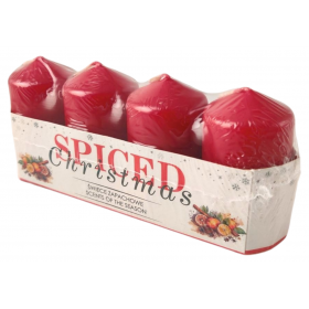 Świeca zapachowa pieńkowa RAK (09380) Jabłko z cynamonem 40/70 ~7h 4szt.