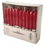 Stolní svíčky RAK (07259) Home & Style 20/170 červená metalíza ~6h 30 ks.