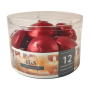 Floating candles RAK (06990) Home & Style (48/28) red metal ~4h 12pcs.