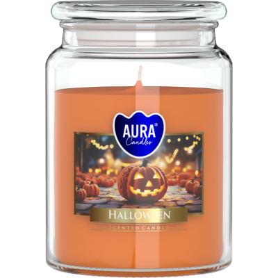 Świeca zapachowa BISPOL Aura snd99-466 (Halloween) ~100h