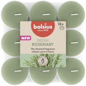 BOLSIUS scented tealights 38mm (Fresh Rosemary) ~4h 18pcs.