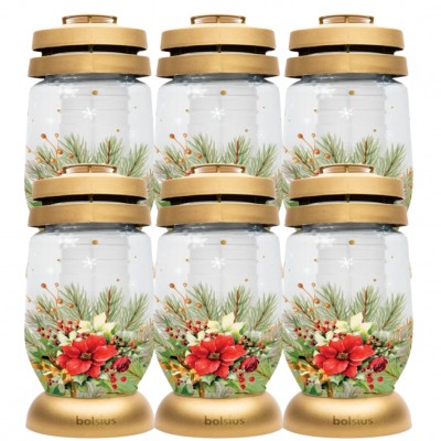 Znicze BOLSIUS 3S 20 Zima 22,5cm 36h 6szt.