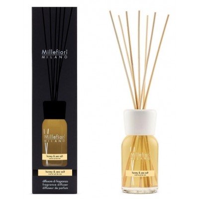 MILLEFIORI Milano HONEY & SEA SALT 100ml tyčinkový vonný difuzér