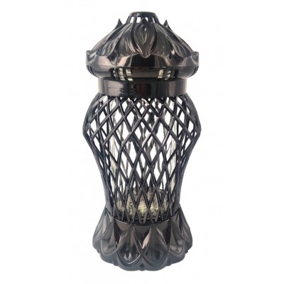 GLAMUR Karo chapel candle Small black