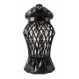 GLAMUR Karo chapel candle Small black