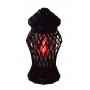 GLAMUR Karo chapel candle Small black