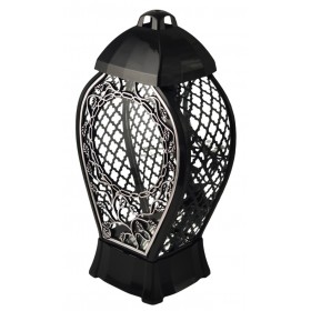 Znicz kapliczka GLAMUR Wazon Ażur Duży okrąg srebrny