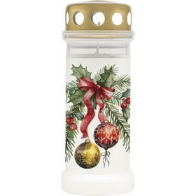 Znicz plastikowy zalewany BOLSIUS NR 6L Wstążka 17cm ~70h