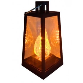 Znicz lampion latarnia SUNLIGHT LED 22 cm