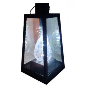Znicz lampion latarnia SUNLIGHT LED 22cm
