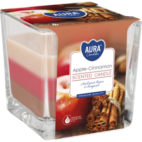 BISPOL Aura scented candle snk80-87 (Apple & Cinnamon) ~32h