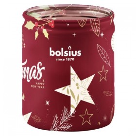 Scented candle in glass BOLSIUS 82/68 (Cranberry) ~23h