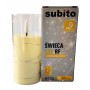 LED candle with LED chain SUBITO GC711 D55H125 ivory (266)