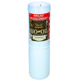Oil candle insert Płomyk BIO-OIL 12 ~192h ~8 days 1 piece