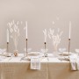 BOLSIUS table candles Szpica 245/24 (white) ~7h 8 pcs.