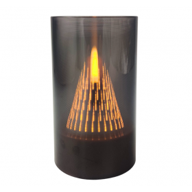 Świeca LED Choinka stożek SUBITO H125 (147) Boże Narodzenie