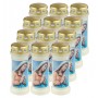 Plastic candles filled with water BOLSIUS NO. 6 Maria Modlitwa 17cm ~70h 12pcs.