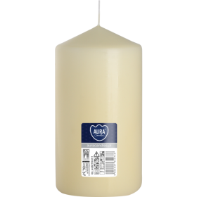 BISPOL Aura stĺpová sviečka sw80/150-011 (ecru) ~66h