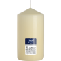 BISPOL Aura pillar candle sw80/150-011 (ecru) ~66h