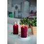 BISPOL Aura pillar candle sw80/150-036 (burgundy) ~66h