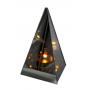 LINDO HOME Pyramid 3D LED zrcadlová lucerna 20 cm