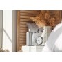 Pillar candles BISPOL Aura sw40/80-271 (metallic silver) ~9h 4 pcs.