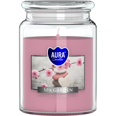 Vonná svíčka BISPOL Aura snd99-254 (SPA Garden) ~100h