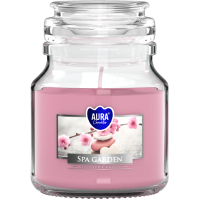 Świeca zapachowa BISPOL Aura snd71-254 (Ogród SPA) ~28h