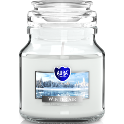 Vonná svíčka BISPOL Aura snd71-375 (Zimní vzduch) ~28h