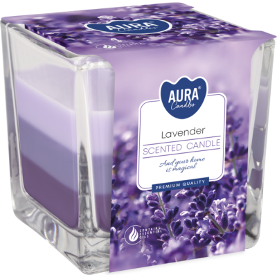 BISPOL Aura scented candle snk80-79 (Lavender) ~32h