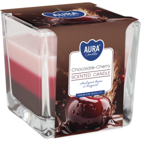 BISPOL Aura scented candle snk80-104 (Chocolate & Cherry) ~32h