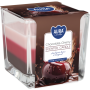 Vonná svíčka BISPOL Aura snk80-104 (Čokoláda a Třešeň) ~32h