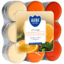 BISPOL Aura scented tealights p15-18-63 (Orange) 4h 18 pcs.