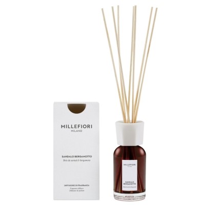 Dyfuzor pałeczki zapachowe MILLEFIORI SANDALO BERGAMOTTO 77MDSB 100ml