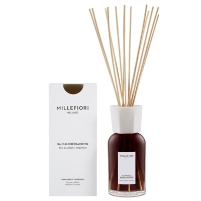 MILLEFIORI SANDALO BERGAMOTTO 77DISB 500ml vonný tyčinkový difuzér